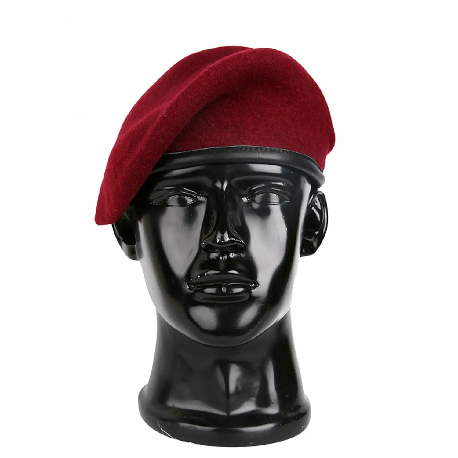 US Army Special Forces Wool Chestnut Beret UKSF USSF Green Chestnut Beret Red Chestnut Beret Military Hat 241211