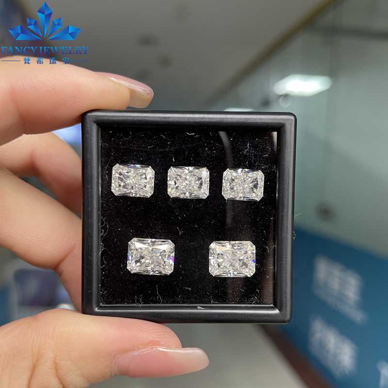 3.0 CT Radiant Cut Moissanite Anniversary Ring 14K 18K Yellow Gold Engagement Ring Solitaire Diamond Wedding Promise Ring