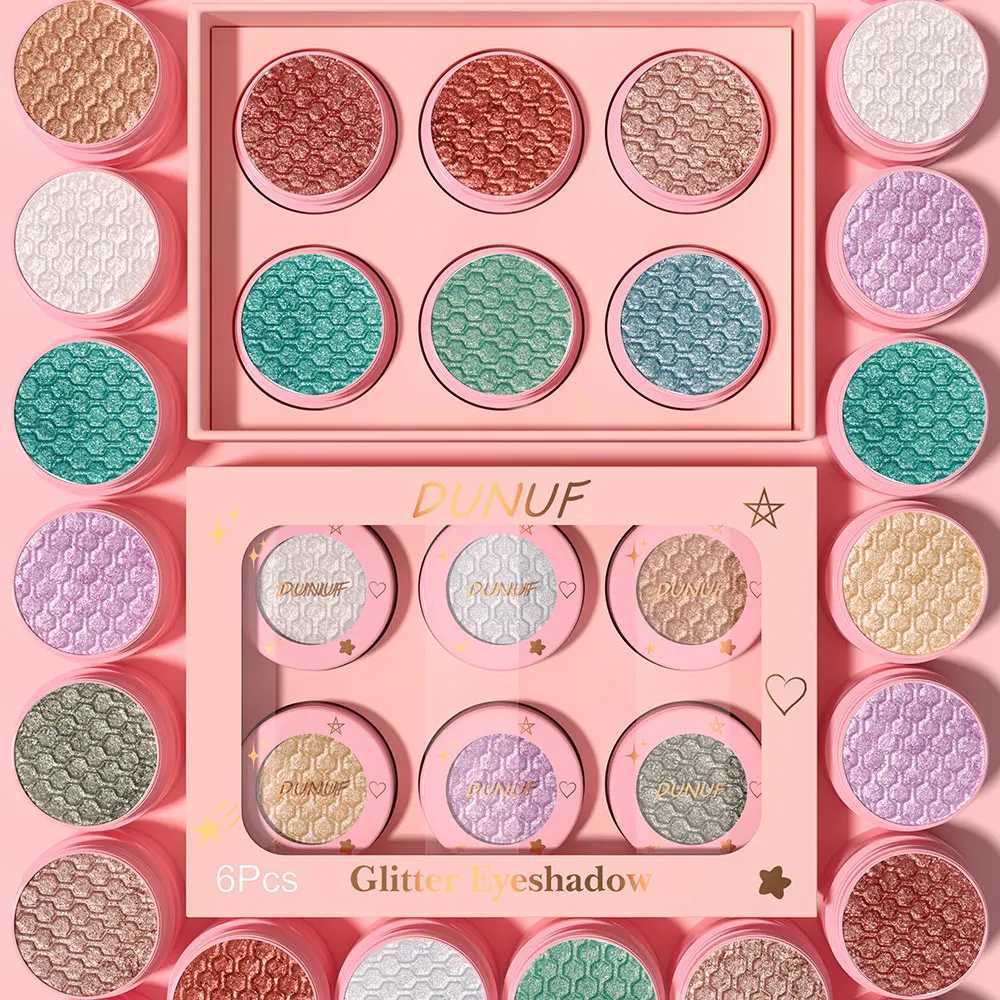DUNUF 6-color potato eye shadow with long-lasting moisture and delicacyW241212