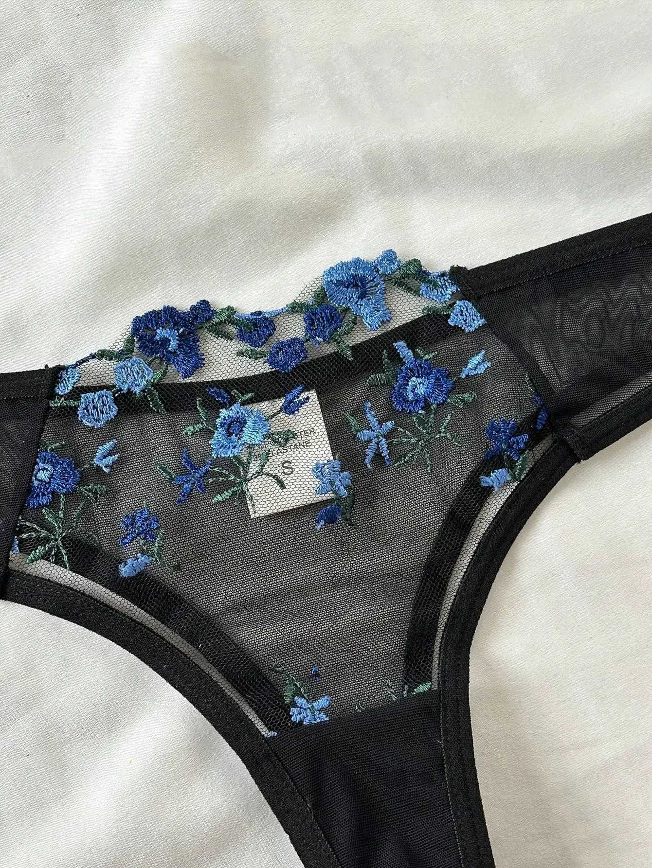 Embroidery Lace Babydoll Sensual Lingerie Lace Bra Set For Women Underwear Intimate Sexi Comes Bra And Panty Set sexyXJ241212