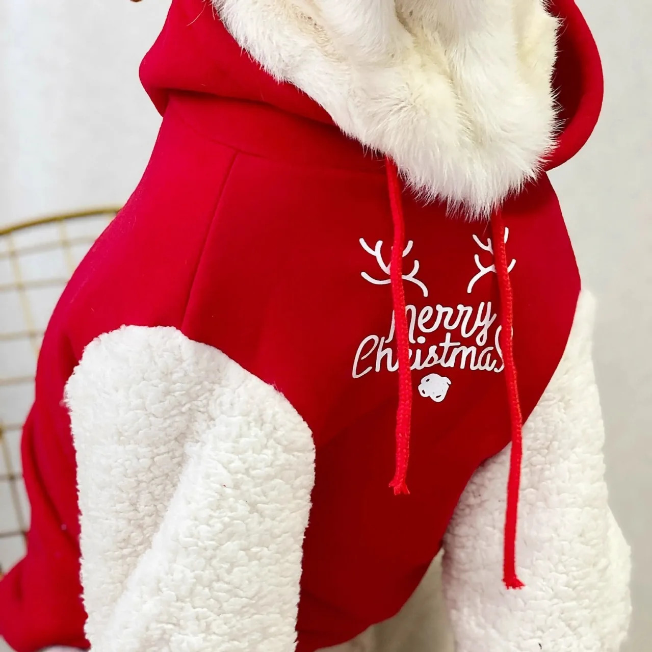2025 Christmas Dog Clothes Hoodies Fleece Warm Sweatshirt Small Medium Large Dogs Jacket Clothing Pet Costume Dogs Clothes 241212