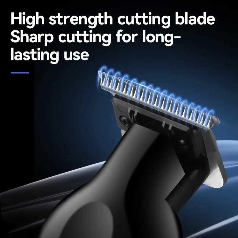 Kemei 2290 2293 Professional Cordless Hair Clipper Men Barber Fade Clipper and Zero Gapped Trimmer Set Electric Hair Cutting Kit W241212