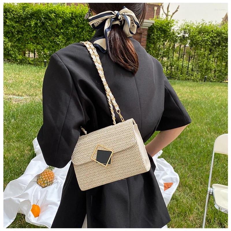 2025 NEW Waist Bags Fitshing Bohemian In Handnags For Women Box Chain Small Mini Holiday Beach Purse zhanyishengli