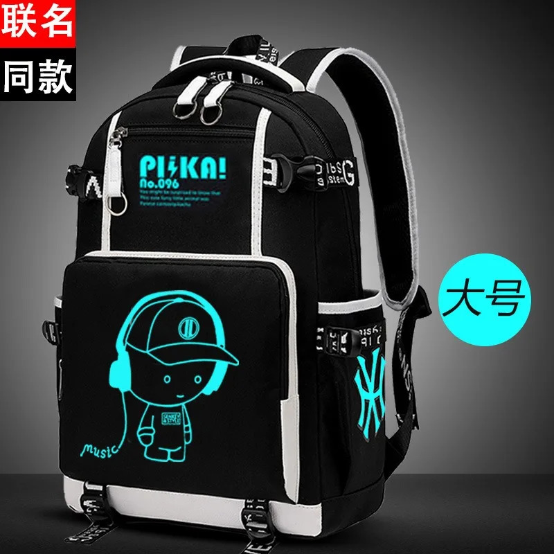 Waterproof luminous childrens backpack childrens school bag boys orthodontic school backpack elementary school backpack Mochila 241211