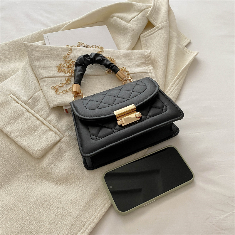 Casual Designer Women's PU Solid Color Bag Metal Decoration Flip Cover Outdoor Handbag Wallet