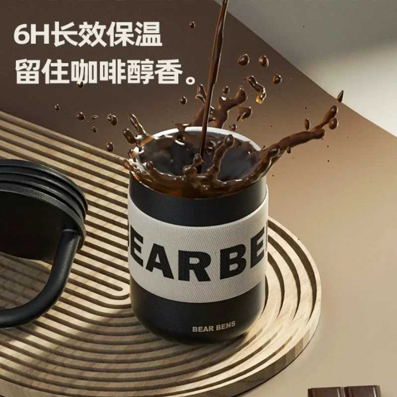 Water bottle shaped hot vacuum filled cup stainless steel portable travel 460ml Y241211