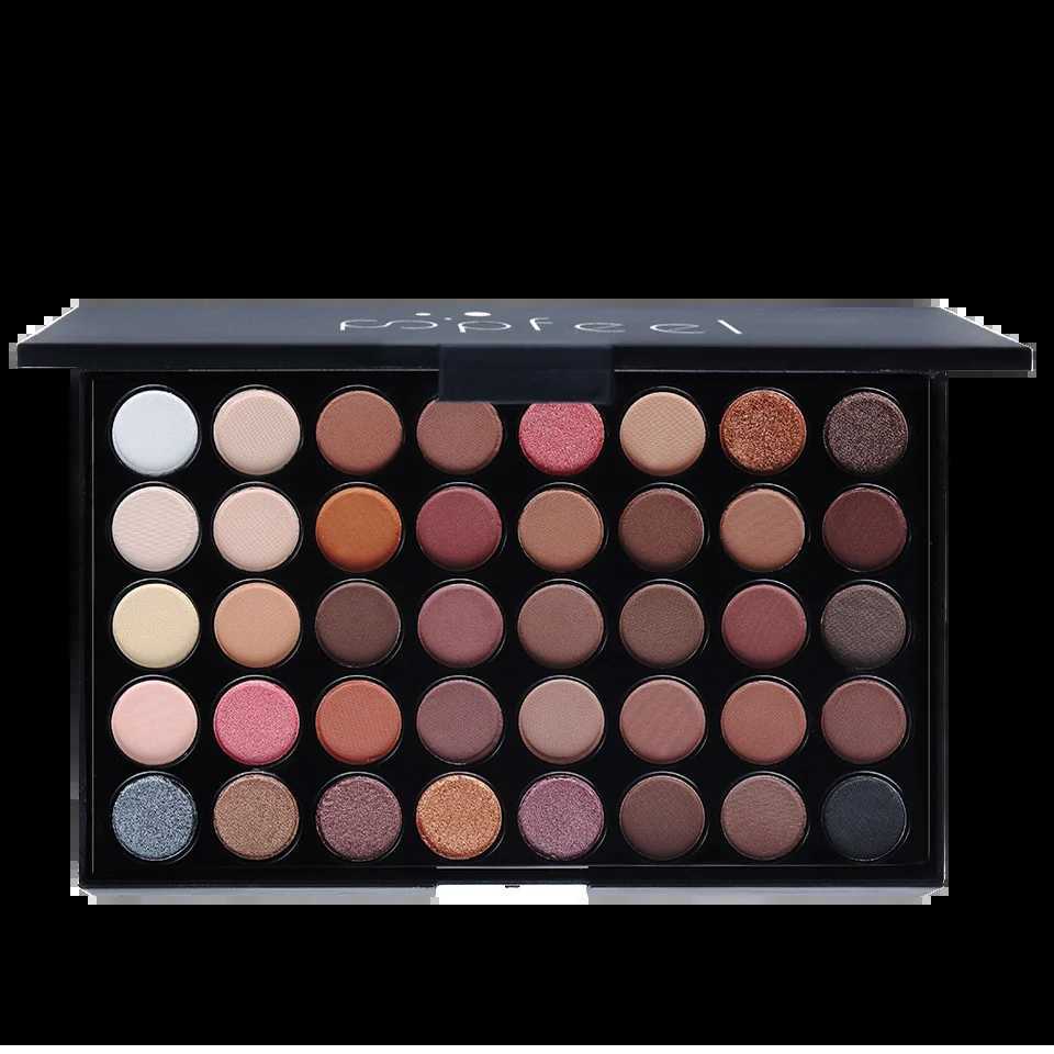 POPFEEL 40 color eye shadow palette durable simple makeup brown eye shadow palette pink eye shadow paletteW241212