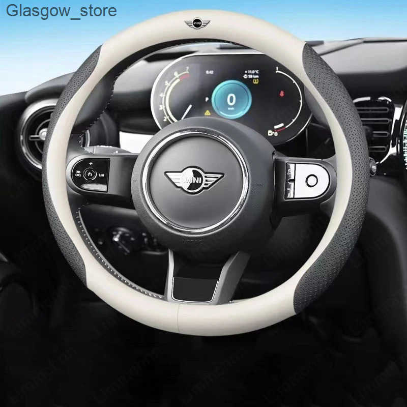 Steering Wheel Covers Car Non-slip Car Steering Wheel Cover For BMW Mini Cooper Countryman Clubman R55 R56 R60 F54 JCW F55 F54 F56 F57 F60 R53 L240910