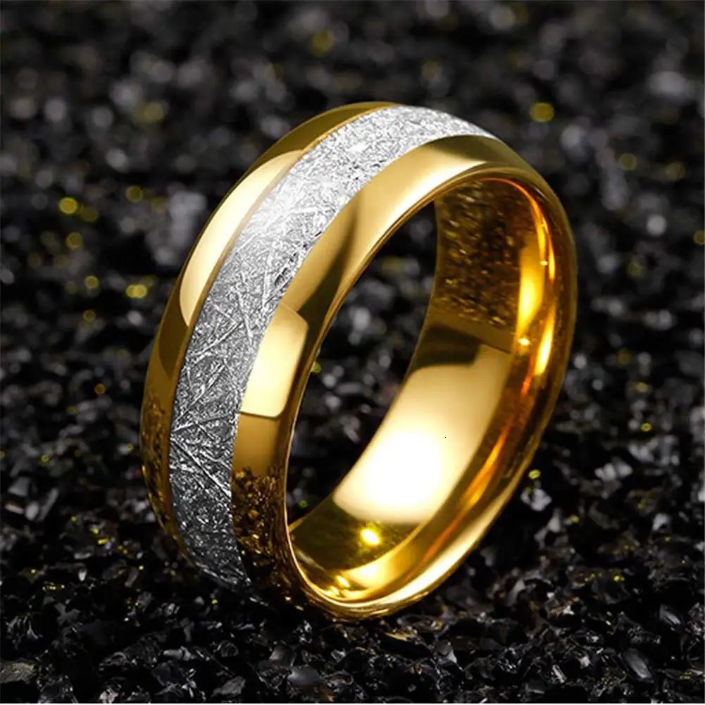 Fashionable couple ring retro stainless steel mens wedding elegant square cut zircon set bride engagement jewelry gift 241210