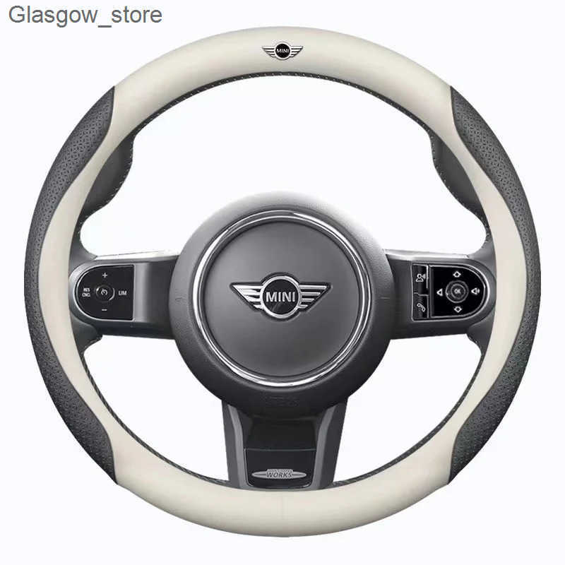 Steering Wheel Covers Car Non-slip Car Steering Wheel Cover For BMW Mini Cooper Countryman Clubman R55 R56 R60 F54 JCW F55 F54 F56 F57 F60 R53 L240910