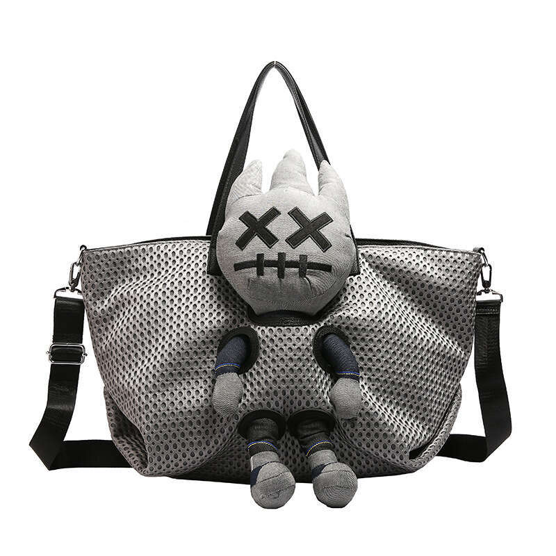 Niche Commuter Bag for Women, Japanese and Korean Dolls, Cartoon Travel Tote Large Capacity Crossbody Bag, 2024 New Casual Fashion Trendy Clothing