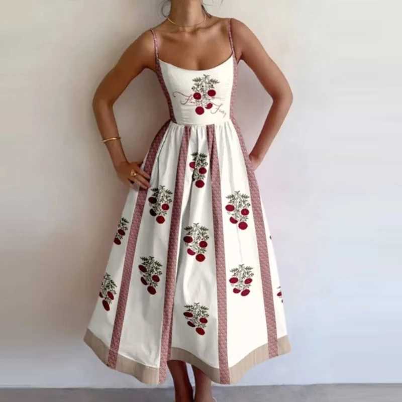 Urban Sexy Dresses Women Summer Fashion Sexy Style Suspender Long Dress Backless A-Line Elegant Party Vacation Dresses New High Waist Evening Dress Y2