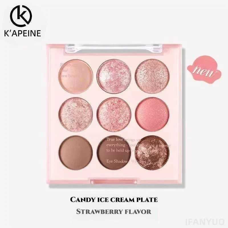 Ice cream eye shadow color palette South Korea eye shadow makeup color palette Persistent glitter rose B purple eye shadow South Korea womens cosmetic