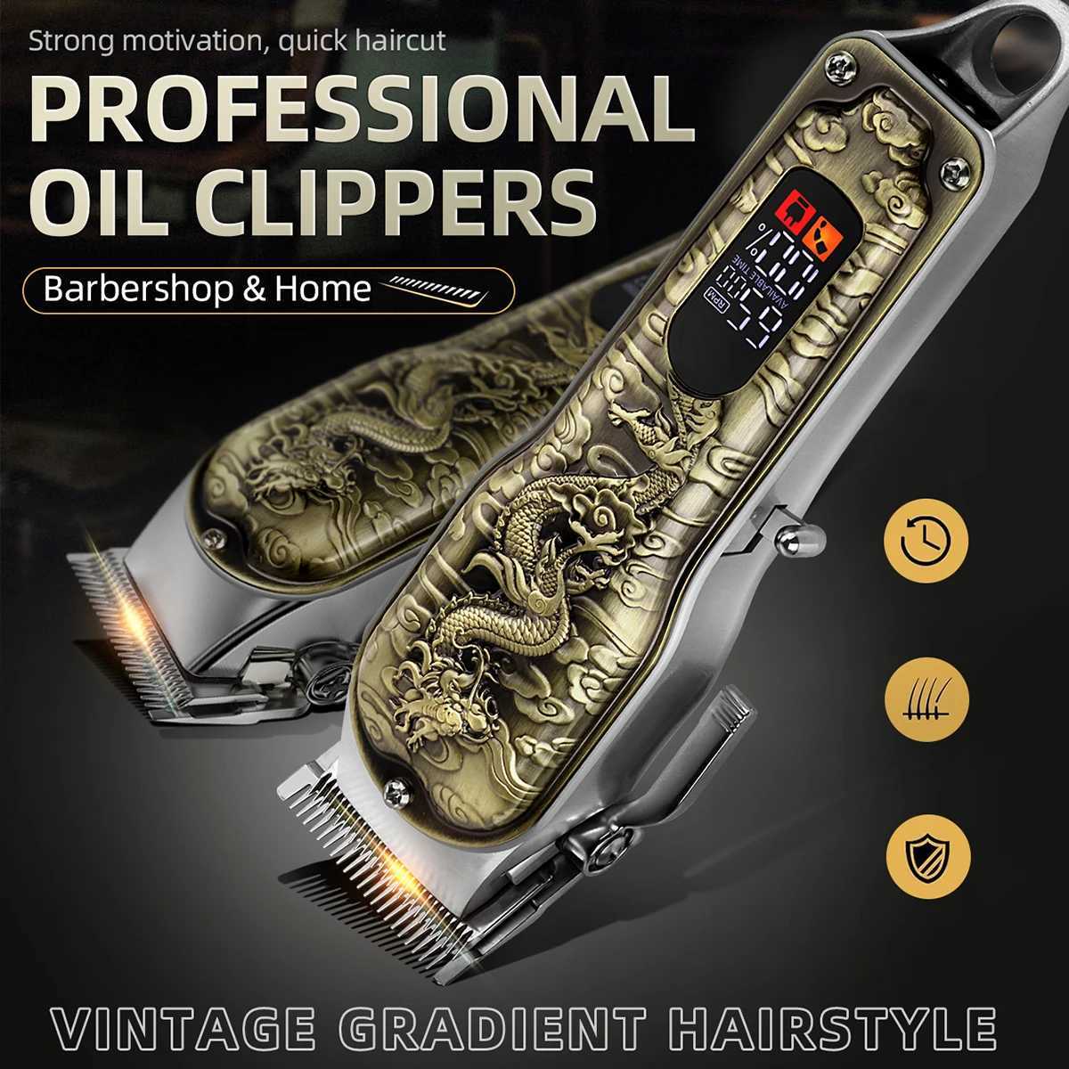 KIKIDO Barber Mens Beard Trimmer Professional Cordless Rechargeable Barber Set Barber Shop Powerful W241212