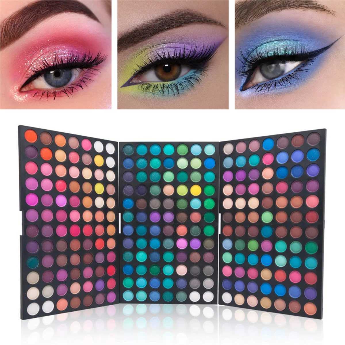 252 Colors EyeShadow Palette Makeup MatteShimmer and Metallic Shades Ideal for All-in-One Eyeshadow Set for versatile LooksW241212