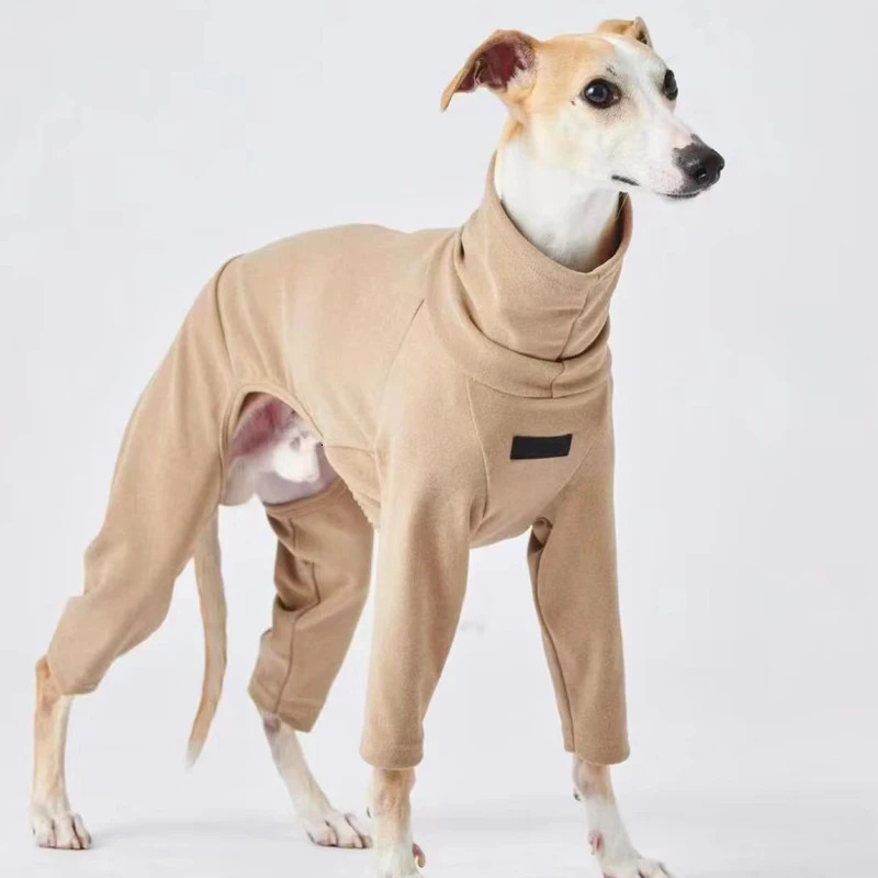 Soft Whippet Turtleneck 4-legged Clothes Warm Italian Greyhound Cotton Stretch Dog Sweater in Autumn Winter 241212