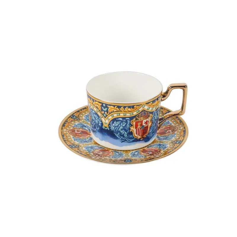 Erica Beyer Seville Time Bone European Light Luxury Afternoon Tea Coffee Cup Family Afternoon Tea Water Cup Y241211