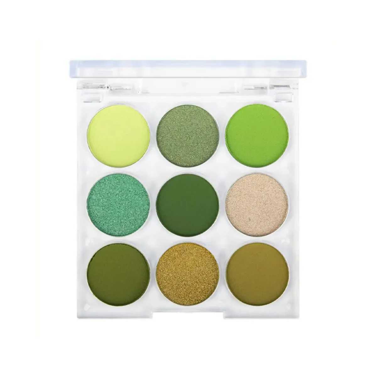 9-color eye shadow palette Summer matte shimmer eye shadow powder Lasting attractive eye shadow makeup paletteW241212