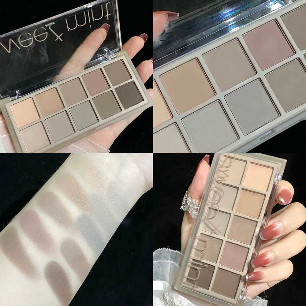 SWEET MINTSW010 Color Palette 10 Color Eyeshadow Development All-in-one Long Lasting Touch up Face MakeupW241212