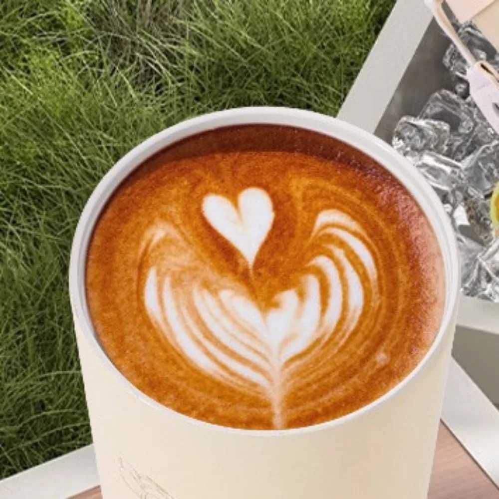 New 500ml coffee cup large capacity stainless steel hot cup double-layer Reausable Wind Insulated cup for travel Y241211