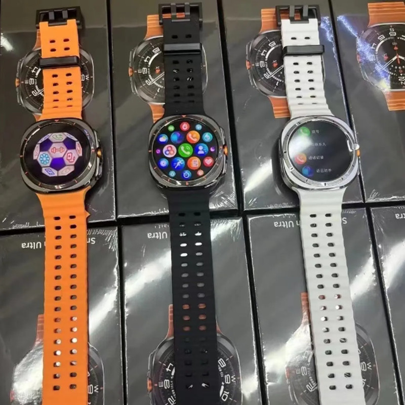 2024 New 7 Classic Smart Watch Men Women Bluetooth HD AMOLED Voice Call NFC GPS Sports Watches IP68 free shipping