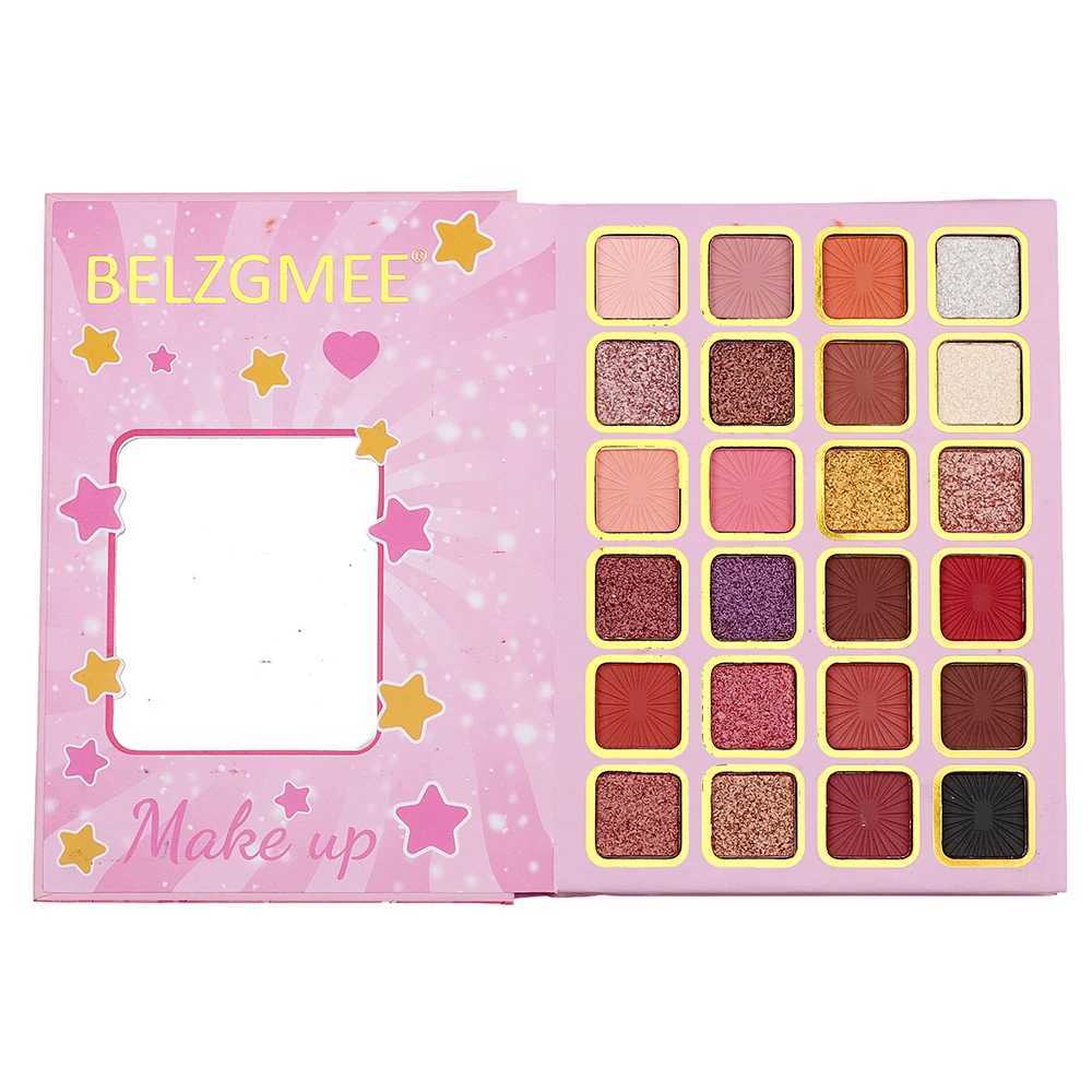 BELZGMEE 78 Colors 5 Pages Princess Eye Shadow Palette Book Glitter Highlight Eyeshadow Palette Professional Makeup for EyesW241212