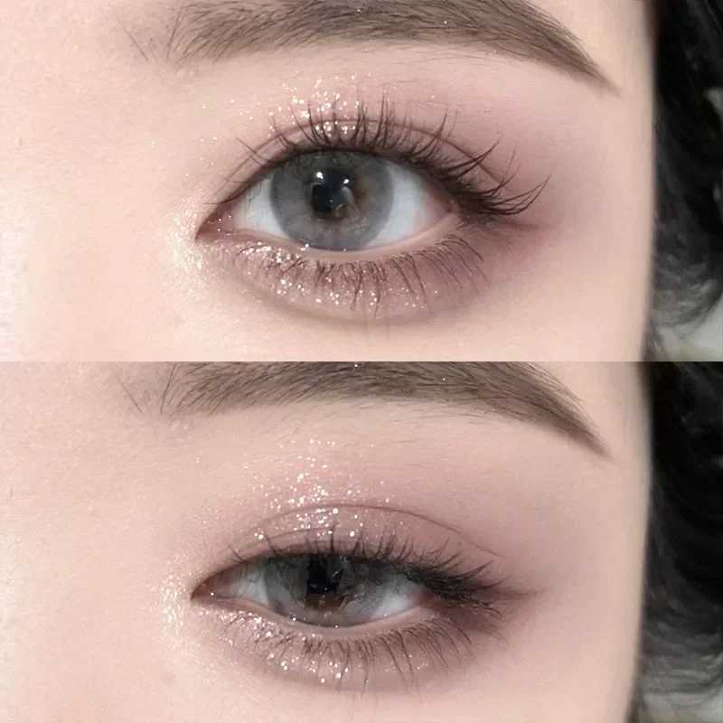 New nine color eye shadow palette orange brown matte shiny eye shadow durable eye shadowW241212