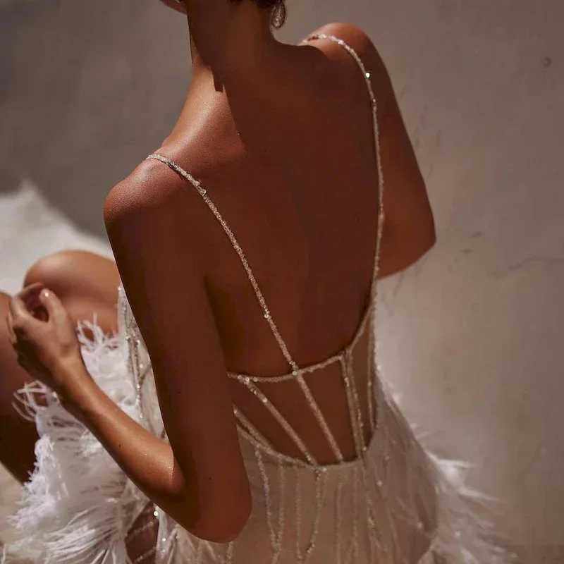 Urban Sexy Dresses JINIA Summer Sexy S Through Tassels Mini Dresses For Women 2025 Sequins Slveless Sling White Ladies Party Dress Clubwear Y241212KIO