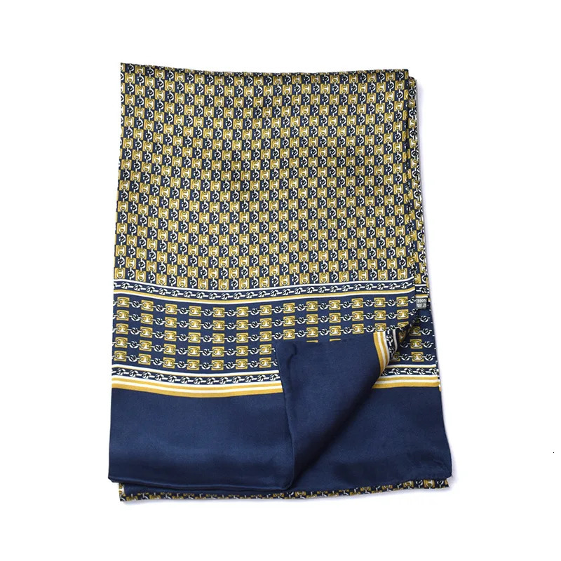 Dankeyisi natural silk scarf mens silk scarf autumn mens warm long silk high-quality neck scarf double-layer 241211