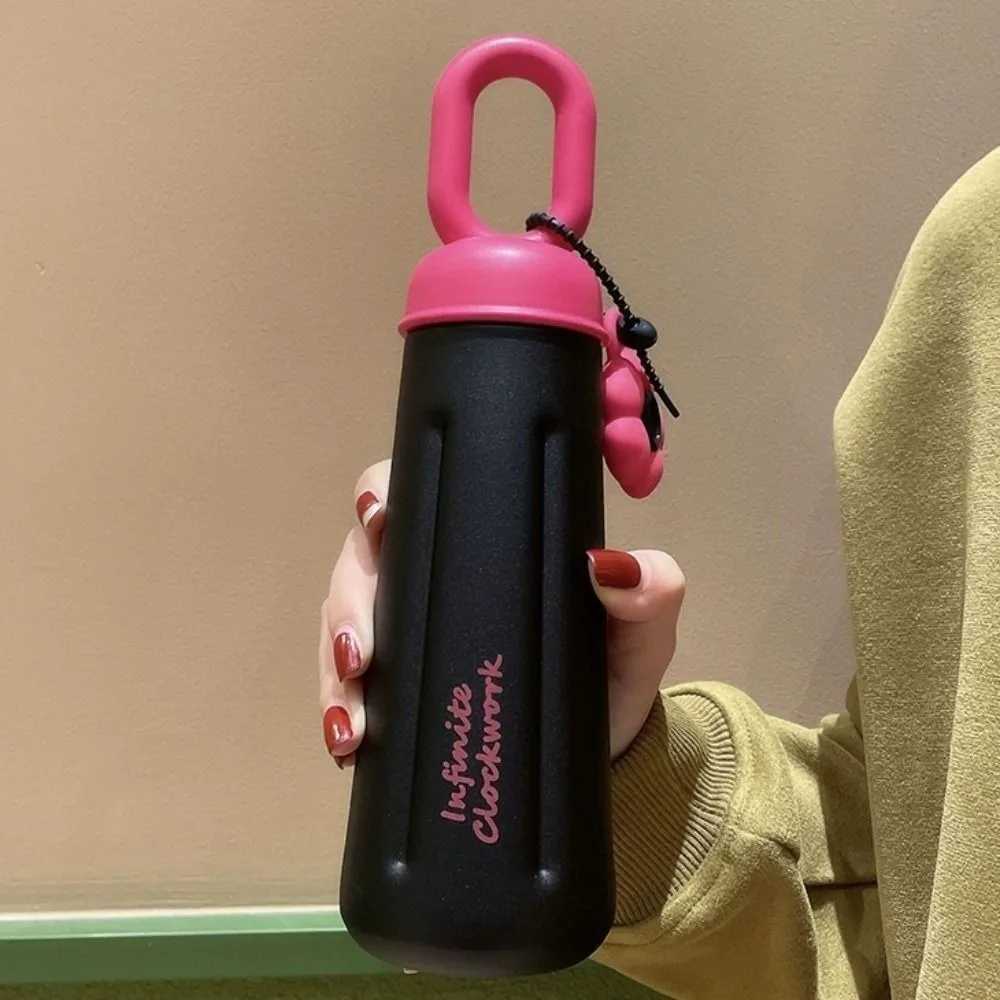 316 stainless steel car carrying cup portable dopamine thickened water cup anti drip student inflatable cup Y241211