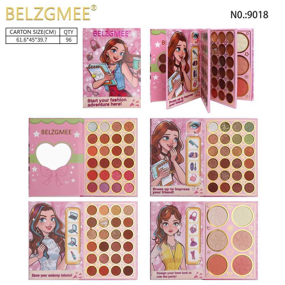 BELZGMEE 78 Color Fashion eye shadow Palette Flash Ber eye shadow Professional eye shadow MakeupW241212