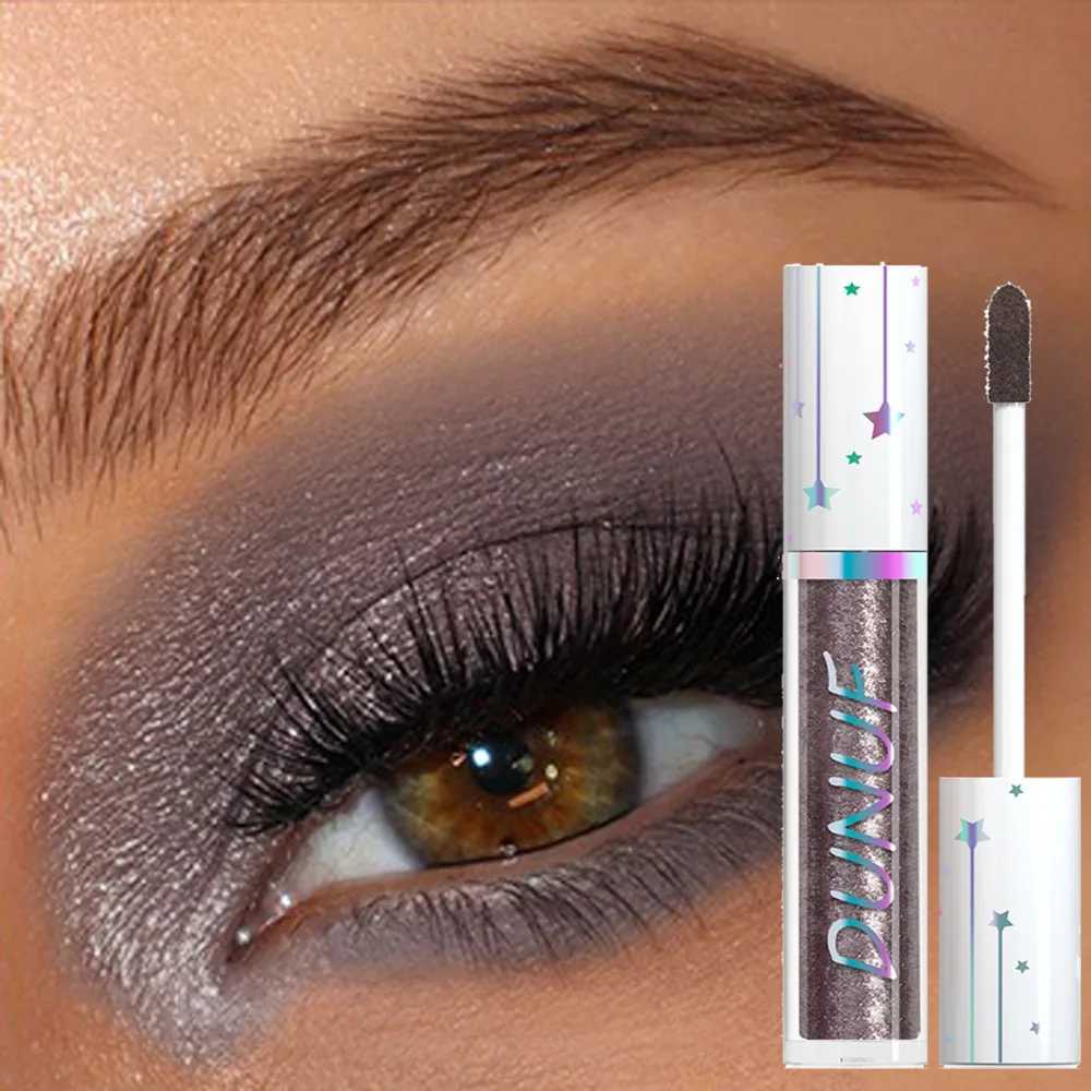Metal liquid eye shadow stick Brown green black high gloss shiny eye shadow waterproof stage makeup paintW241212