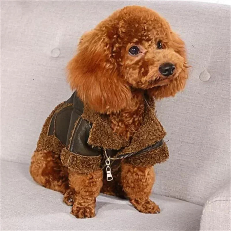 Winter Dog Coat Jacket Warm Dog Clothes Outfit puppy Costume Apparel Pomeranian Poodle Bichon Schnauzer Pet Clothing Dropship 241212