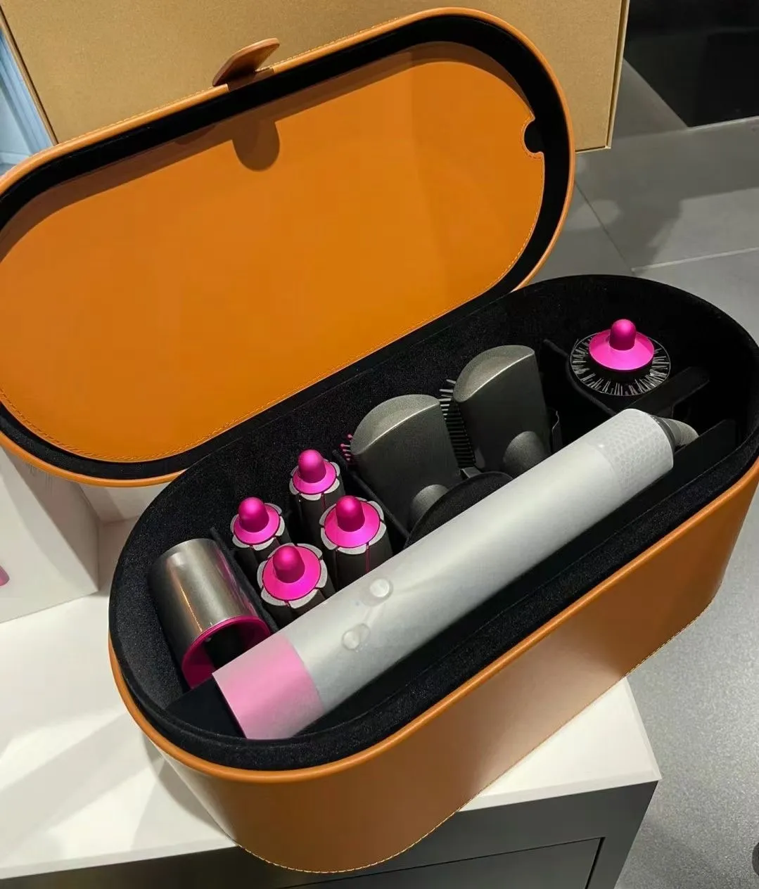 High Quality Multi-function Curler Professional Care Salon Hair Dryer Automatic Curling Iron Gift Box free shipping