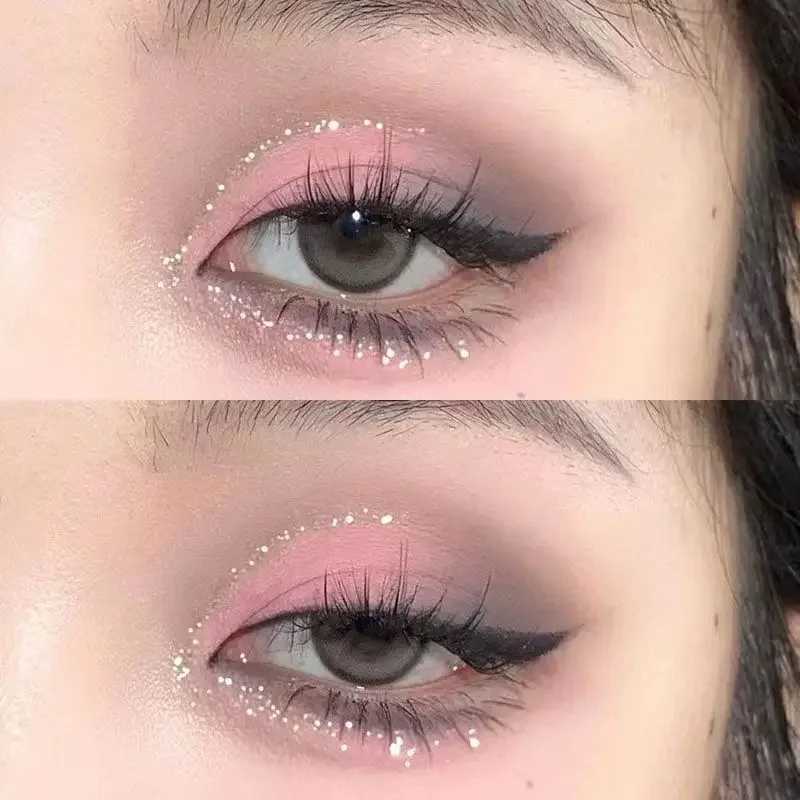 7-color eye shadow palette gray pink powder punk smoke eye shadow B highlight South Korea Shining eye shadow South Korea cosmeticsW241212