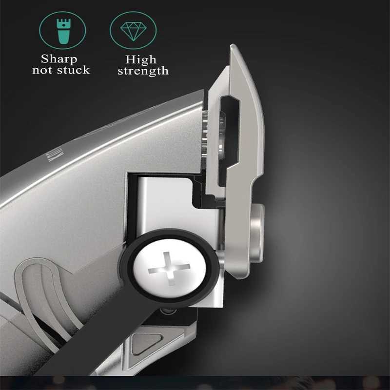 Professional hair clipper LCD hair clipper mens hair salon strong precision processing beard hair clipper Kulilang R55 R66 R11 W241212