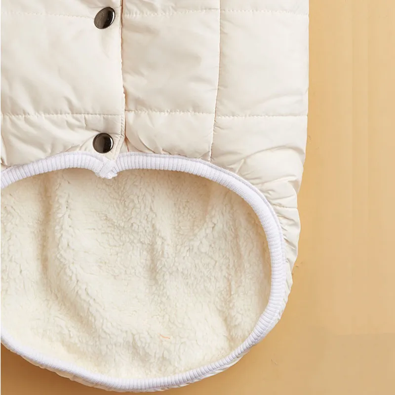 Winter Dog Clothes Outdoor Cold Proof Warm Dog Jacket with Fleece Cotton Lining Chihuahua French Bulldog Puppy Clothing Coat HF62