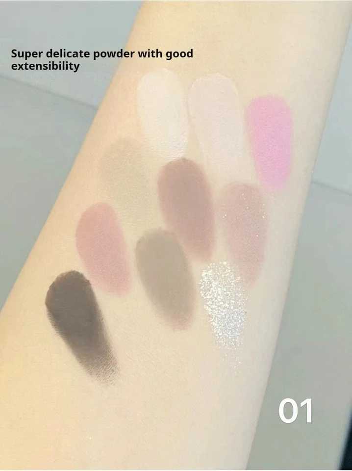 FLORTTE Wackky Girls Dormitory Series eye shadow Ten Color Palette Daily Comprehensive Palette Decoration Eye MatteW241212
