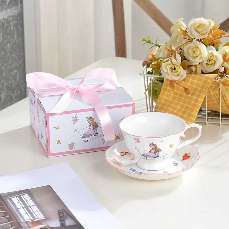 French rabbit Al Wonderland ceramic coffee cup set lightweight luxury ceramic kitchen cup Y241211