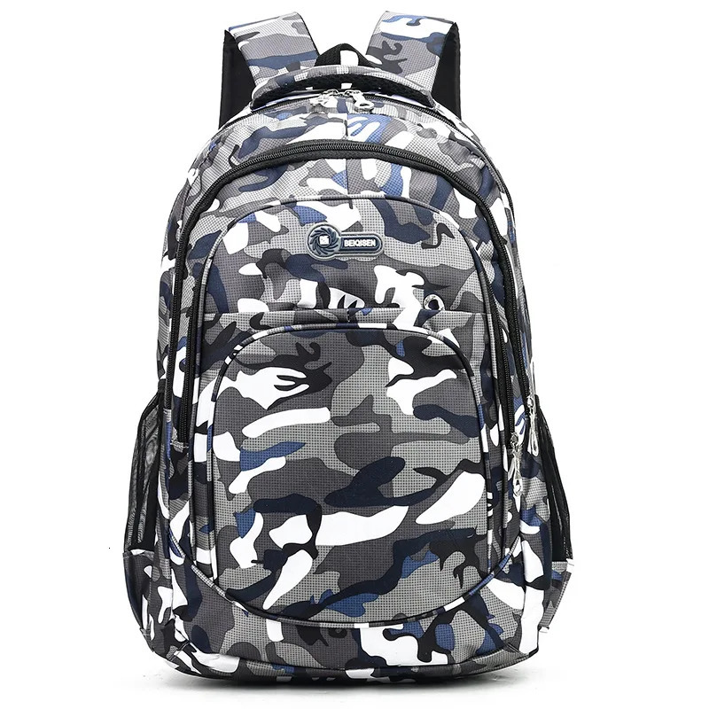 Camouflage mens backpack travel rens school bag cool boys military school bag youth boys girls school backpack sac mochila 241210