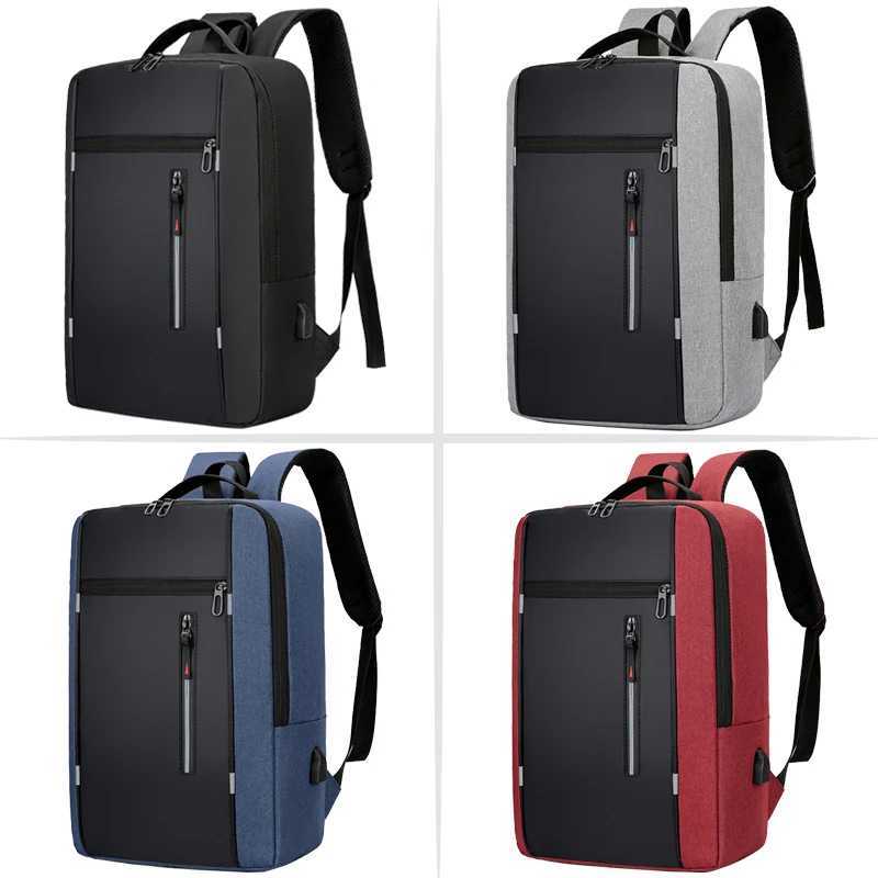Waterproof Business Backpack Men USB School Backpacks 15.6 Inch Laptop Backpack Large Capacity Bagpacks for Men Back Pack Bags Z241212
