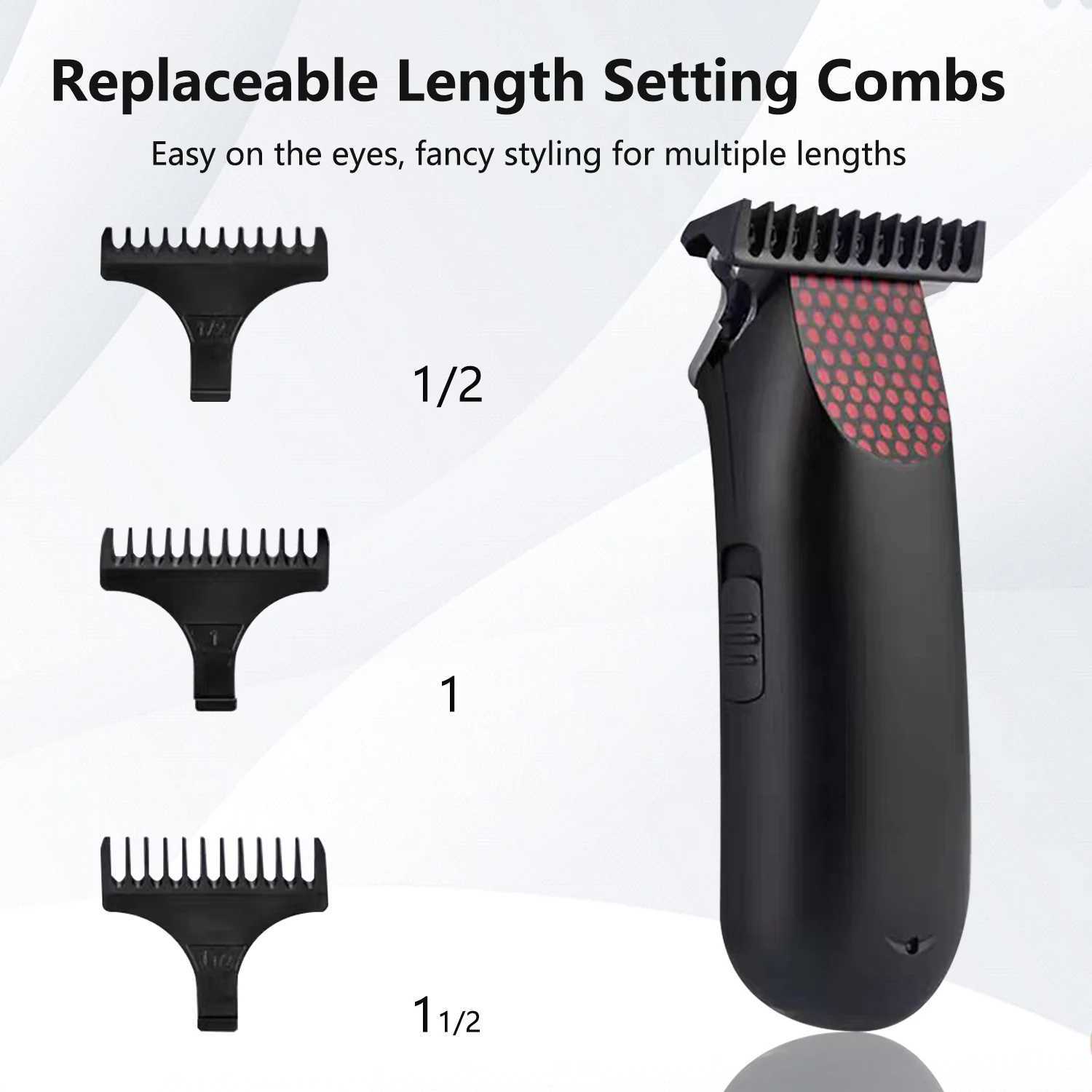Professional Pocket Cordless Hair Clipper Hair Trimmer Mini Portable Electric Hair Clipper For Men Hair Trimmer Barber Haircut W241212