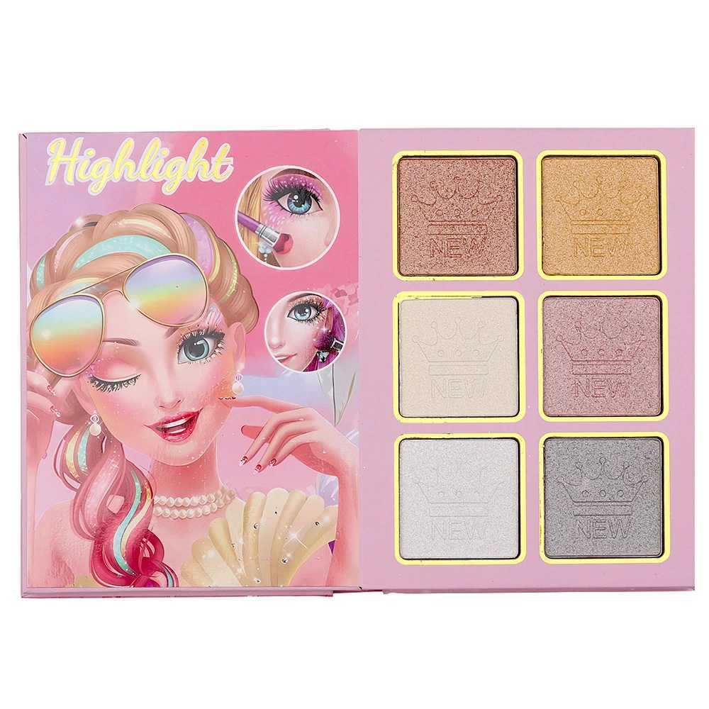 BELZGMEE 78 Colors 5 Pages Princess Eye Shadow Palette Book Glitter Highlight Eyeshadow Palette Professional Makeup for EyesW241212