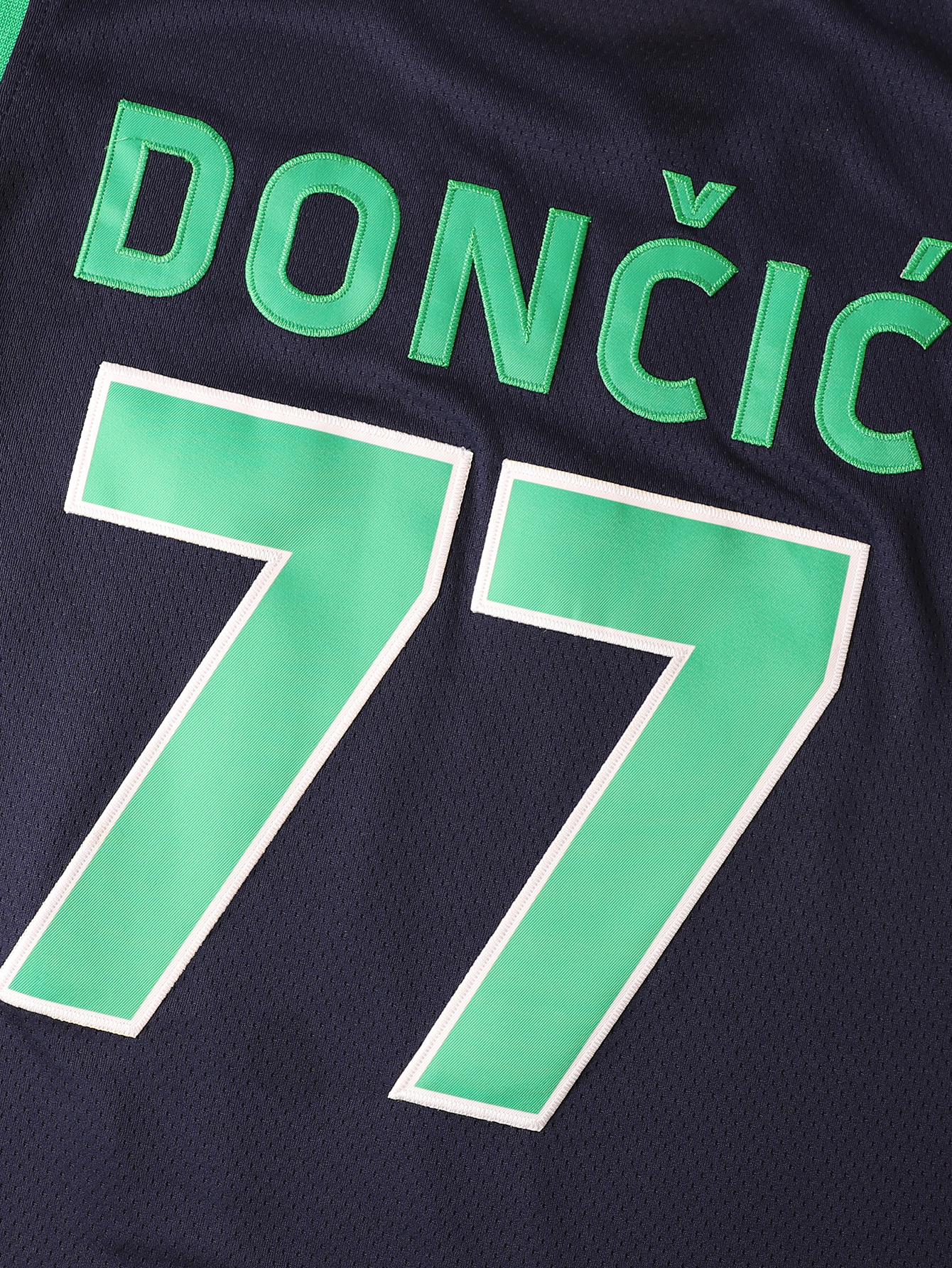 In stock 77 Doncic Basketball Jersey Christmas Gift 100% Stitched Fast Shipping Grey Embroidered Letter Number Design