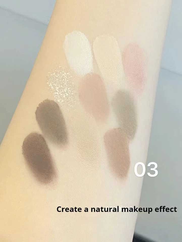 FLORTTE Wackky Girls Dormitory Series eye shadow Ten Color Palette Daily Comprehensive Palette Decoration Eye MatteW241212
