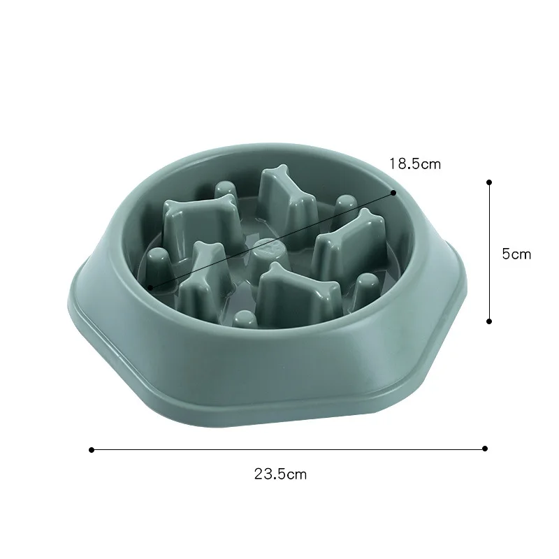 free shipping Wholesale Anti Chocking Slower Feeder Dog High Quality PP Anxiety Pet Food Feeding Bowl