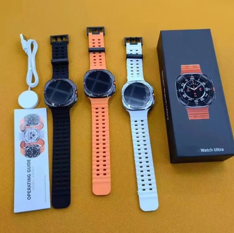 2024 New 7 Classic Smart Watch Men Women Bluetooth HD AMOLED Voice Call NFC GPS Sports Watches IP68 free shipping