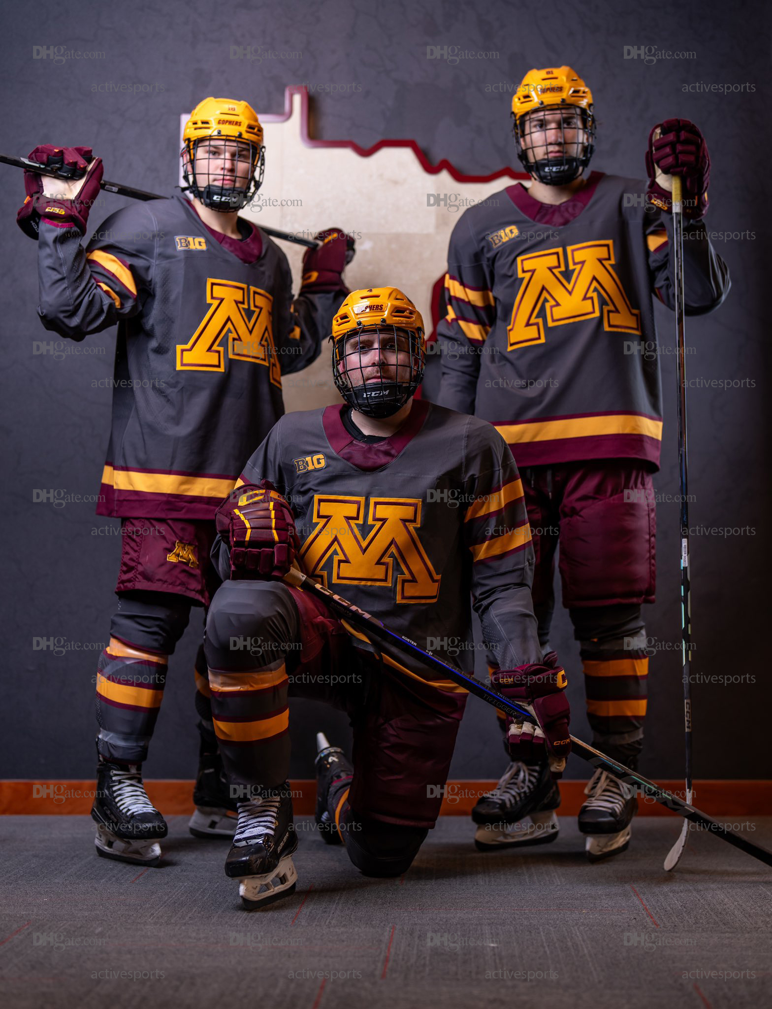 Custom Sam Rinzel Gophers Hockey Jersey Jimmy Clark 10 Kurth Matthew Wood Ryan Chesley Jimmy Snuggerud Brodie Ziemer Nathan Airey