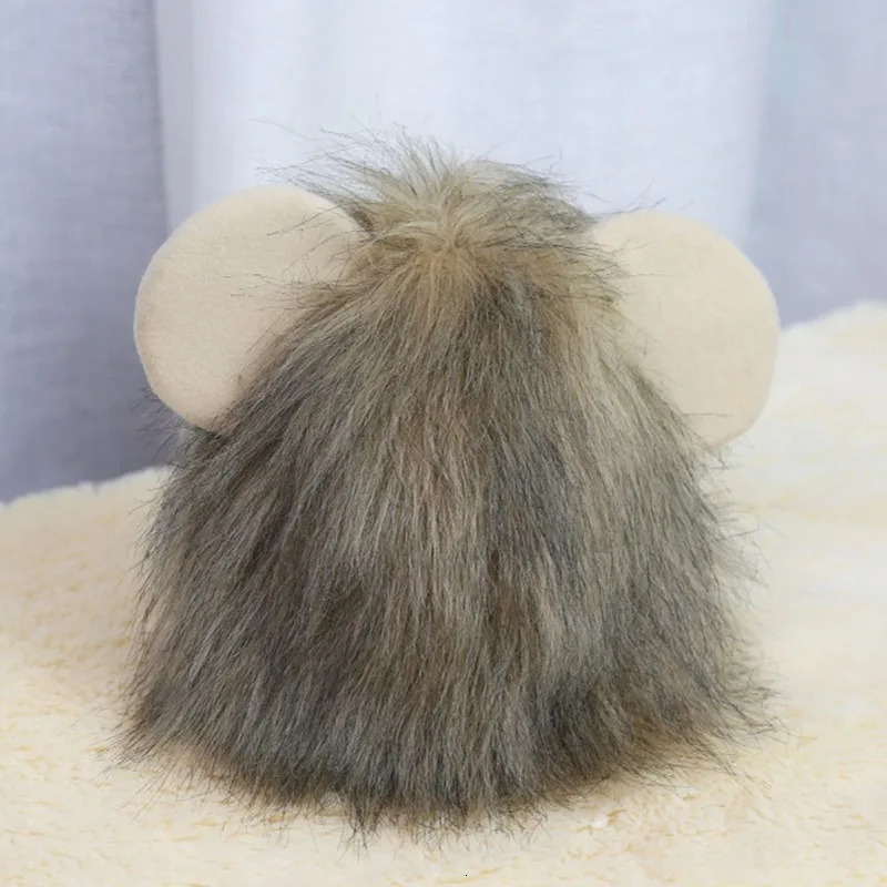 Halloween Pet Dog Lion Mane Wig Hair Christmas Dog Wig Hair Costume Fancy Party Dress Cosplay Funny Hat Cap Pet Dress up 241212