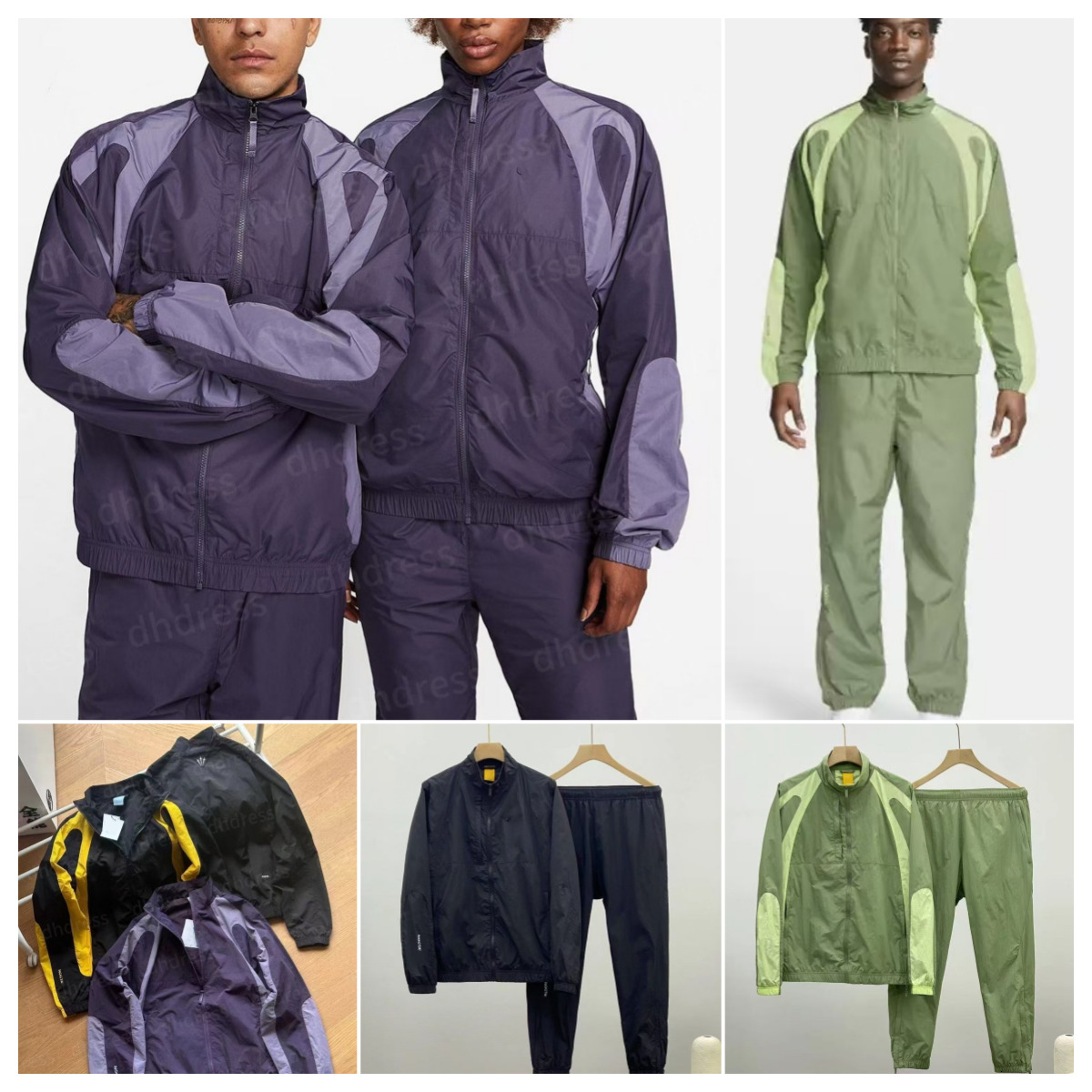 NOCTA Tracksuits Sports jackets Men Luxury Windbreaker Clothes Zipper Windproof Sports Sweatshirts Suit Jackets Raincoat Sportswear Pants Running Sets Coat wx